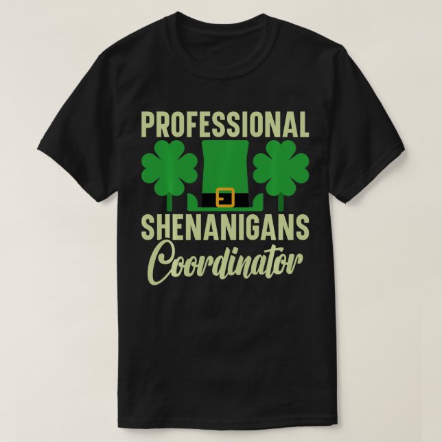 Camiseta Coordinador de Shenanigans Profesionales St Patric (Diseño del anverso)