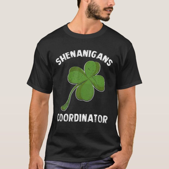 Camiseta Coordinador de Shenanigans profesor del Día de los (Anverso)