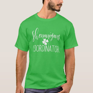 Camiseta Coordinador de Shenanigans, profesor del Día de Sa
