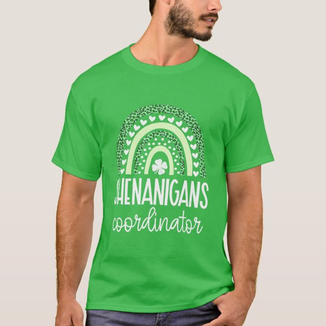 Camiseta Coordinador de Shenanigans, profesor del Día de Sa (Anverso)