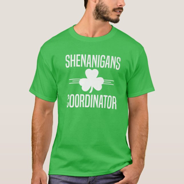 Camiseta Coordinador de Shenanigans Profesor Día de los Pat (Anverso)
