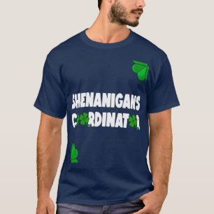 Camiseta Coordinador de Shenanigans Profesor Funny St Patri