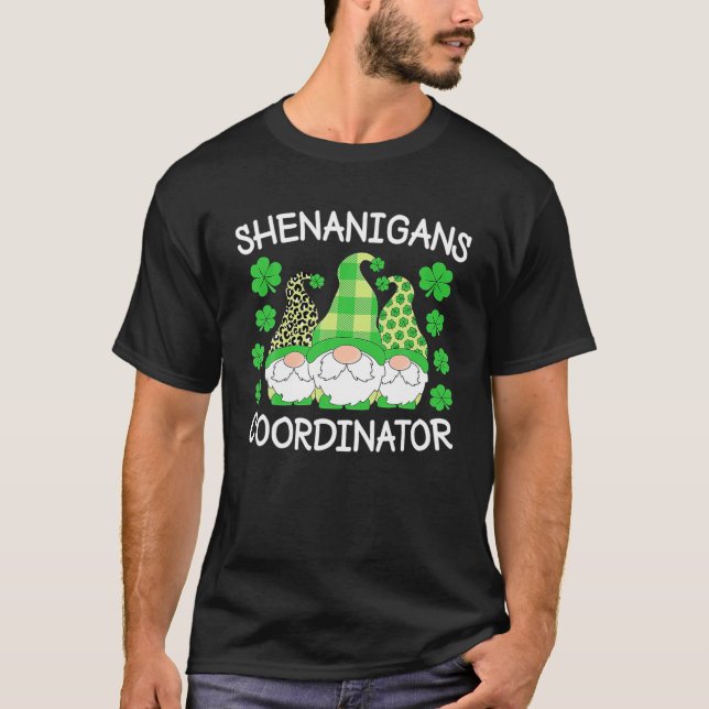 Camiseta Coordinador de Shenanigans Profesores Día de San P (Anverso)