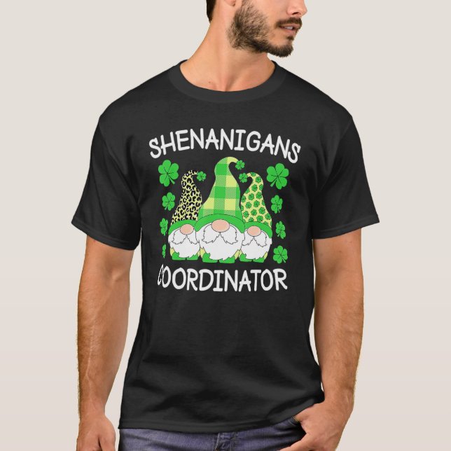 Camiseta Coordinador de Shenanigans Profesores Día de San P (Anverso)