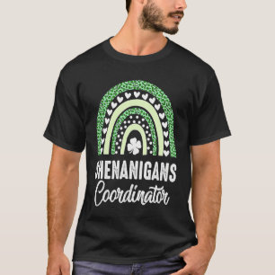 Camiseta Coordinador de Shenanigans Rainbow St Patricks Day