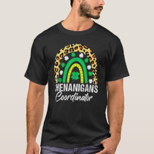 Camiseta Coordinador de Shenanigans Rainbow St Patricks Day