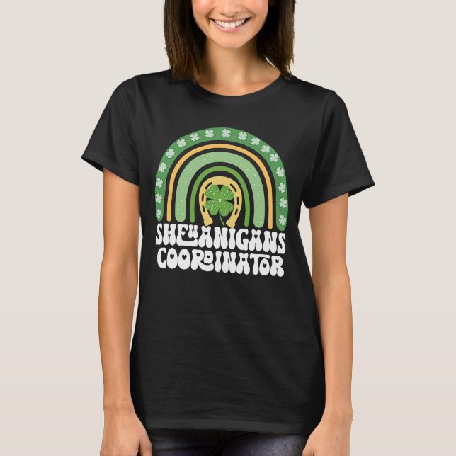 Camiseta Coordinador de Shenanigans: Rainbow St Patricks Te (Anverso)
