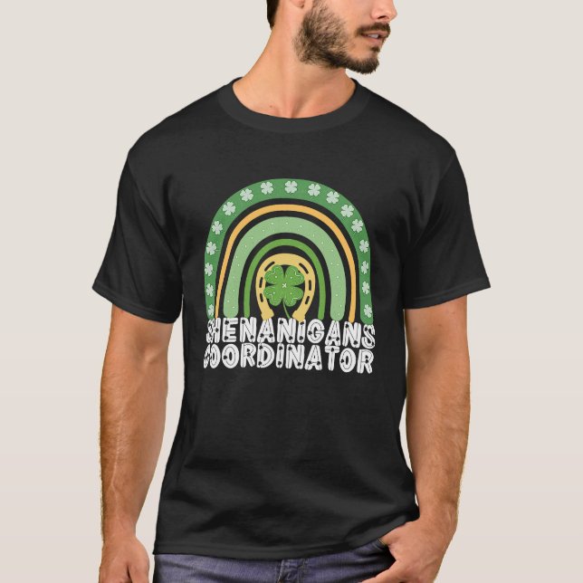 Camiseta Coordinador de Shenanigans: Rainbow St Patricks Te (Anverso)