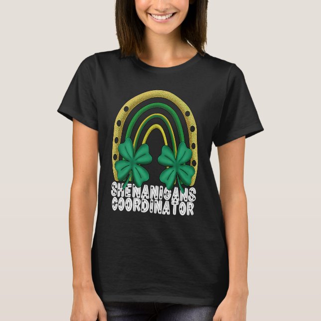 Camiseta Coordinador de Shenanigans: Rainbow St Patricks Te (Anverso)