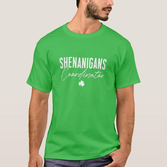 Camiseta Coordinador de Shenanigans San Patricio (Anverso)