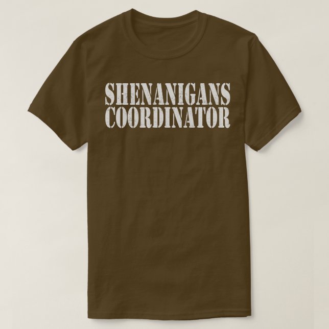 Camiseta coordinador de travesuras 1 (Diseño del anverso)