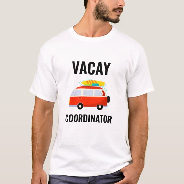 Camiseta Coordinador de vacaciones (Anverso)