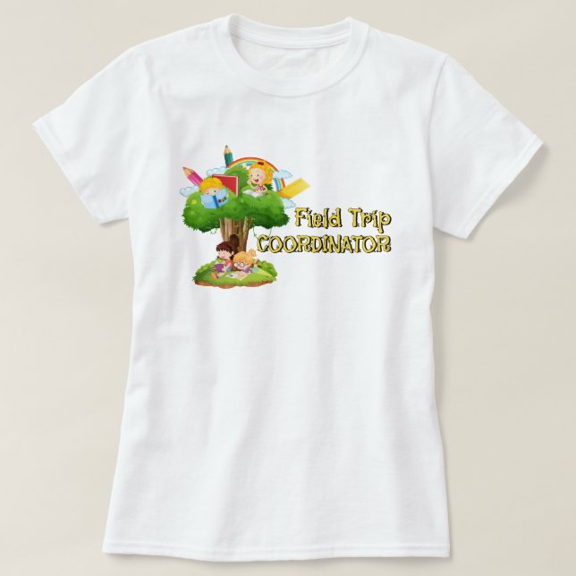 Camiseta Coordinador de viajes sobre el terreno (Diseño del anverso)