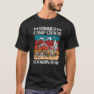 Camiseta Coordinador del campamento de verano para el caos