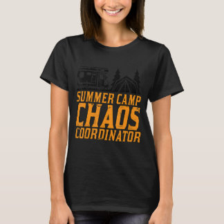 Camiseta Coordinador del campamento de verano para el caos