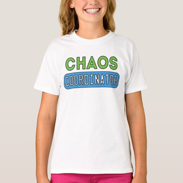 Camiseta Coordinador del caos (Anverso)