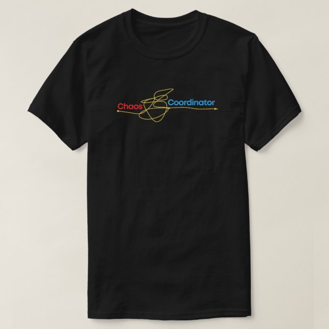 Camiseta Coordinador del caos (Diseño del anverso)