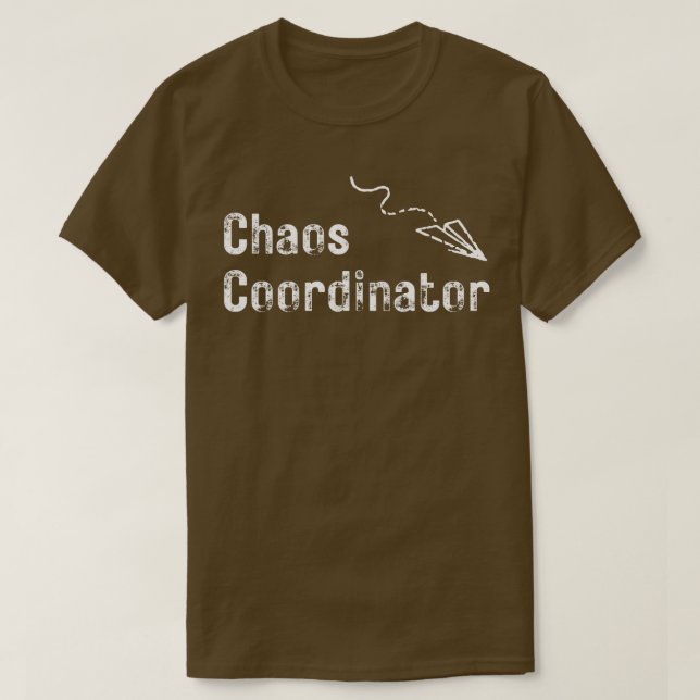Camiseta Coordinador del caos 16 (Diseño del anverso)