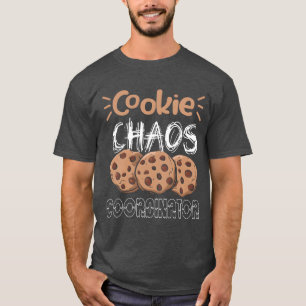Camiseta Coordinador del Caos de Galletas Divertido Camping