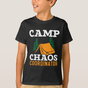 Camiseta Coordinador del Caos del Campamento Director de la