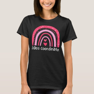 Camiseta Coordinador del caos Maestra Guardería infantil