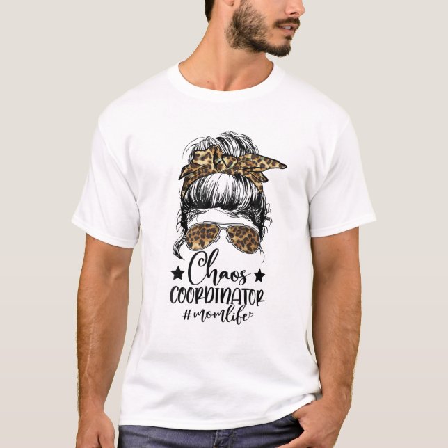 Camiseta Coordinador Leopard Mom (Anverso)