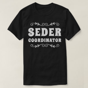 Camiseta Coordinador Sénior Judía Divertido Líder de Pascua