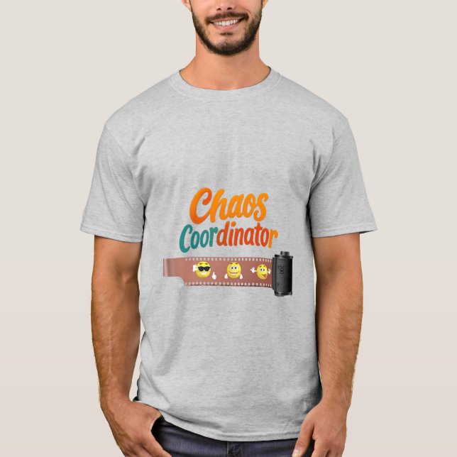 Camiseta Coordinadora de Caos | Camiseta Divertida (Anverso)