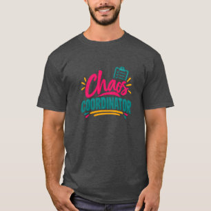 Camiseta Coordinadora de Caos Humor de Mamá Maestra Diverti