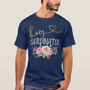 Camiseta Coordinadora del caos: Mamá, profesora de enfermer