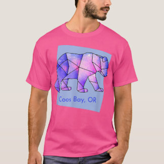 Camiseta Coos Bay OR Galaxy Bear Abstract Geometrical Anima