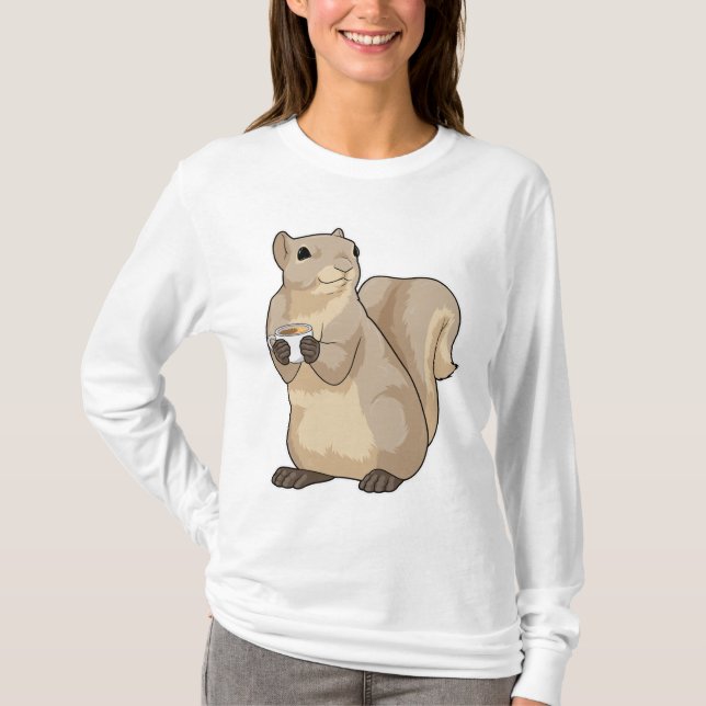 Camiseta Copa Coffee de ardilla (Anverso)