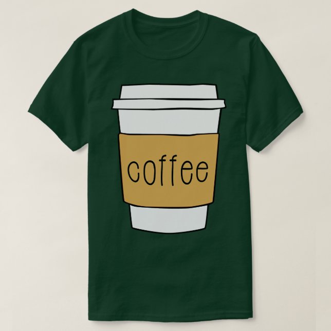 Camiseta Copa de café (Diseño del anverso)