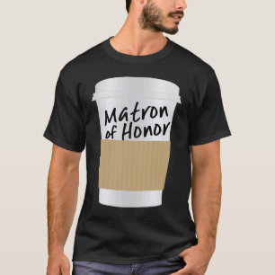 Camiseta Copa De Café De La Fiesta De Bodas Para El Matrón
