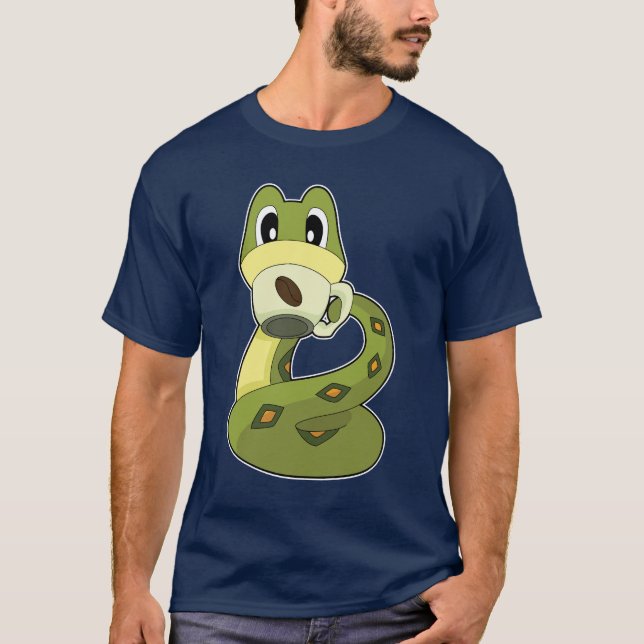 Camiseta Copa de café de serpiente (Anverso)