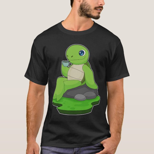 Camiseta Copa de café de tortuga (Anverso)