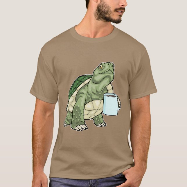 Camiseta Copa de café de tortuga (Anverso)