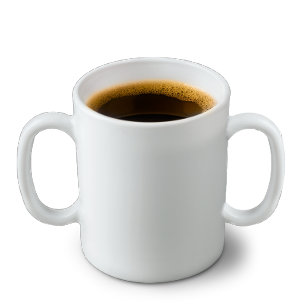 Camiseta Copa de café multitarea A Copa de 2 manos