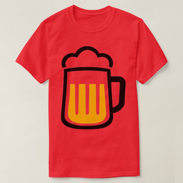 Camiseta Copa de cerveza (Diseño del anverso)