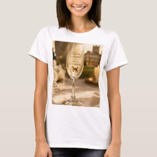 Camiseta Copa de Champagne Cockapoo   Regalo divertido para