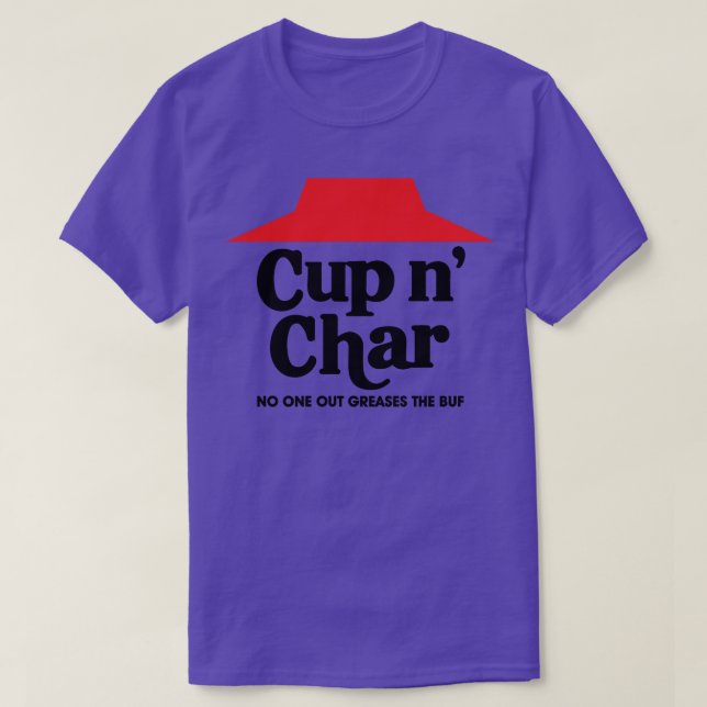 Camiseta Copa de Char Buffalo Pizza (Diseño del anverso)