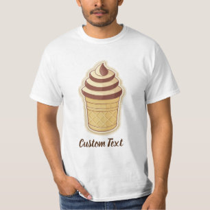 Camiseta Copa de Crema de Hielo de dos Sabores