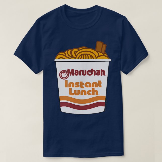 Camiseta Copa de Fideos Maruchan Ramen con palos de cortar (Diseño del anverso)
