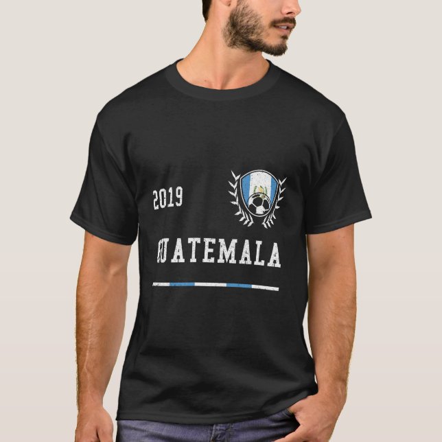 Camiseta Copa de fútbol de Guatemala 2019 Fútbol de Guatema (Anverso)