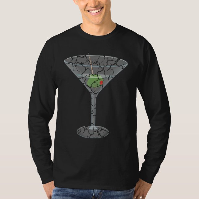 Camiseta Copa de Martini Fiesta con Estilo Deteriorado (Anverso)