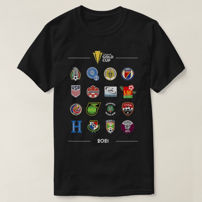 Camiseta Copa de Oro de Concacaf  (Diseño del anverso)