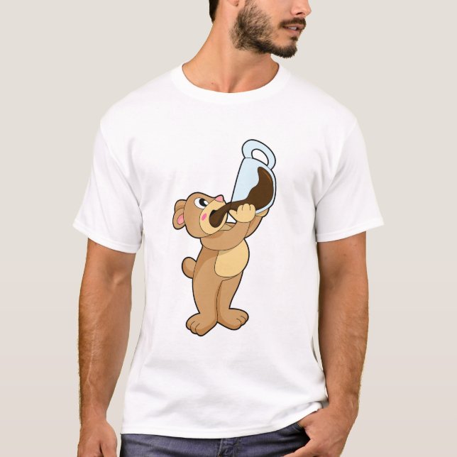 Camiseta Copa de Oso con Café (Anverso)