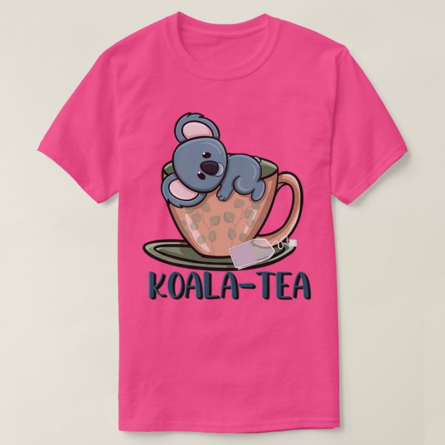 Camiseta Copa de Té Koala Tea Pun (Diseño del anverso)