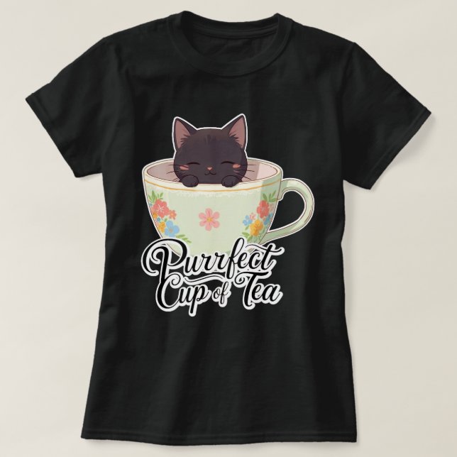 Camiseta Copa De Té Perfecta (Diseño del anverso)