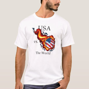 Camiseta Copa del Mundo - Estados Unidos vs. la bola de fú
